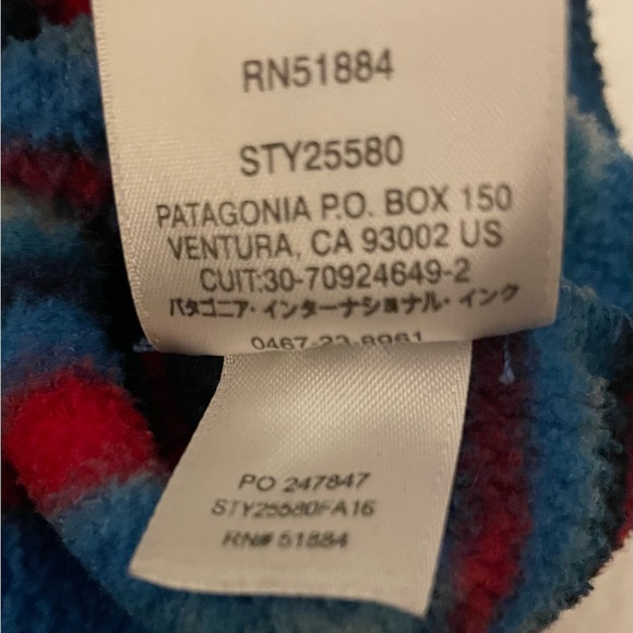 Rare Patagonia Synchilla Delta-Navy Blue Snap T Pullover Men’s XS - Picture 6 of 6